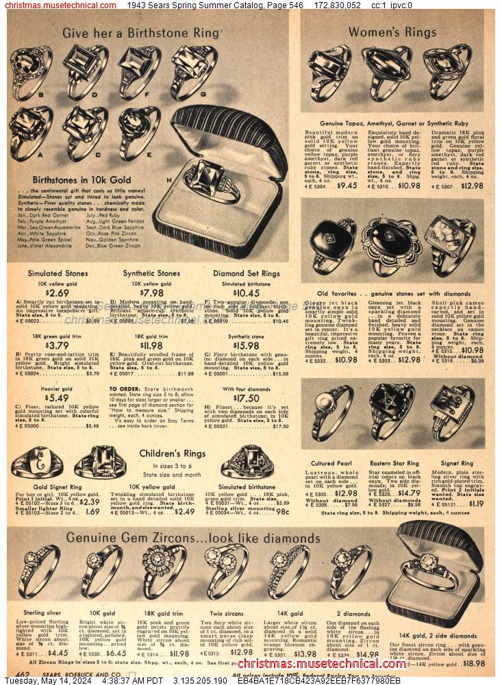 1943 Sears Spring Summer Catalog, Page 546