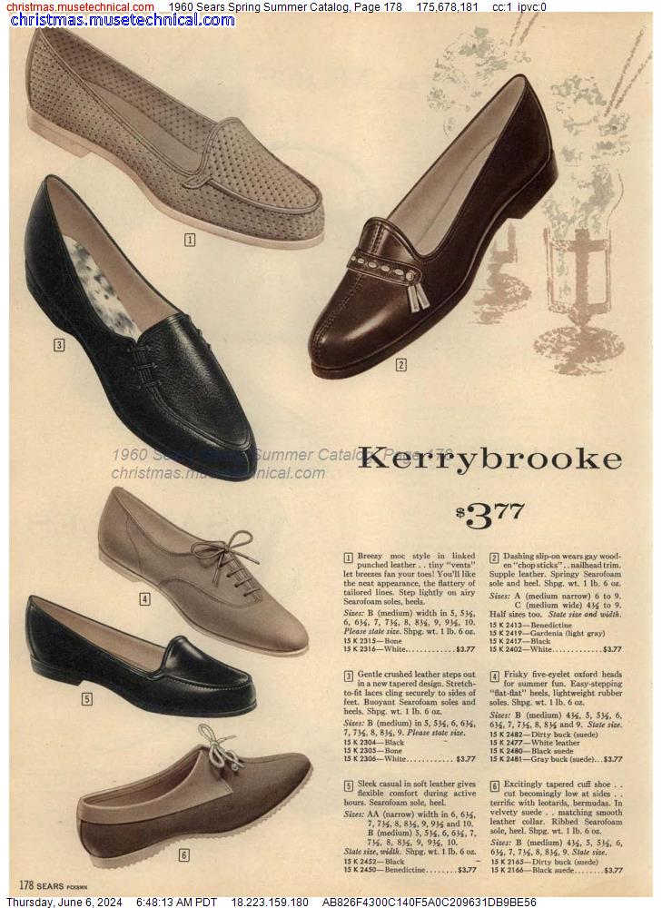 1960 Sears Spring Summer Catalog, Page 178