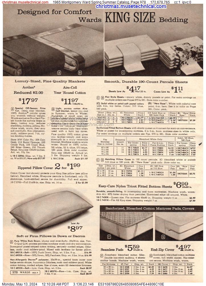 1965 Montgomery Ward Spring Summer Catalog, Page 978