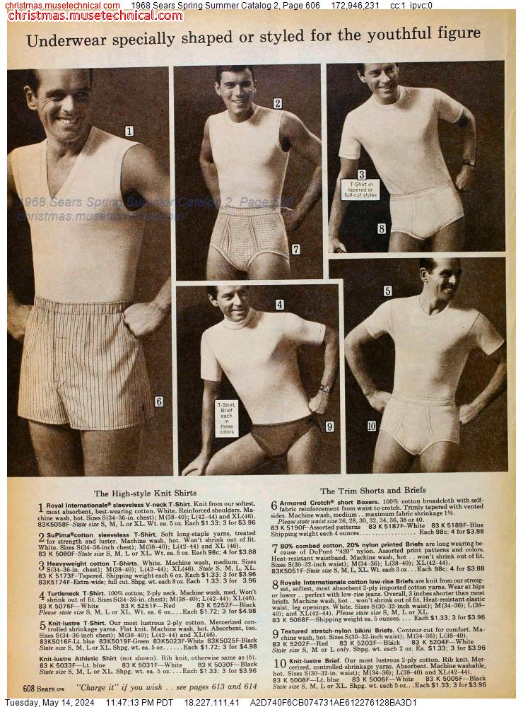 1968 Sears Spring Summer Catalog 2, Page 606