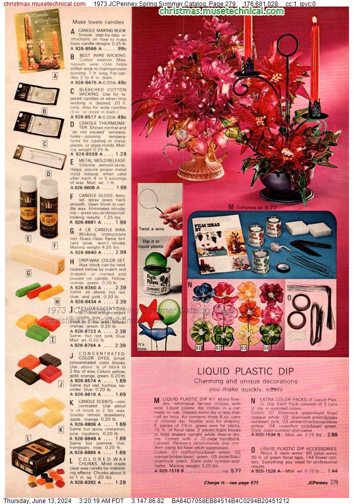 1973 JCPenney Spring Summer Catalog, Page 279