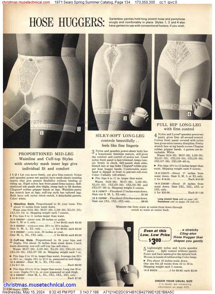 1971 Sears Spring Summer Catalog, Page 134