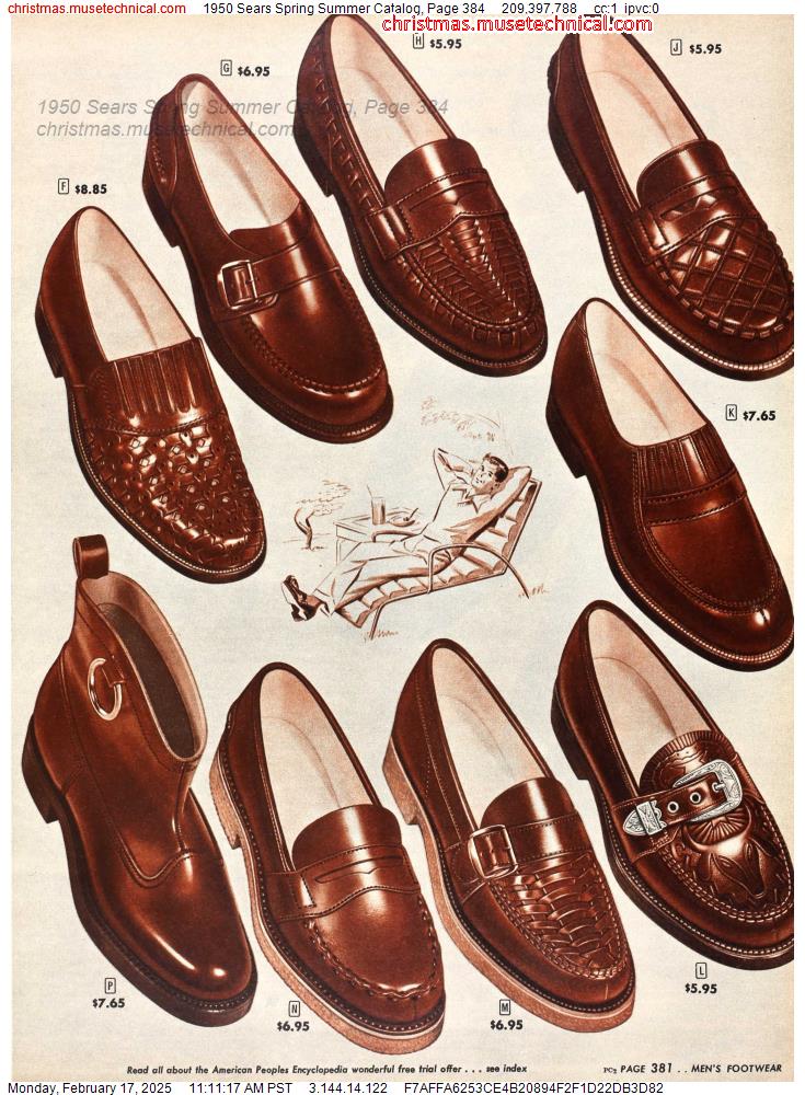 1950 Sears Spring Summer Catalog, Page 384