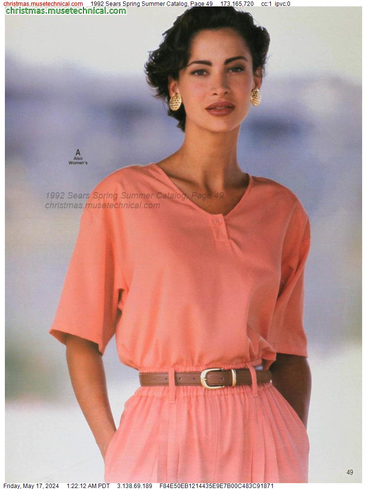 1992 Sears Spring Summer Catalog, Page 49