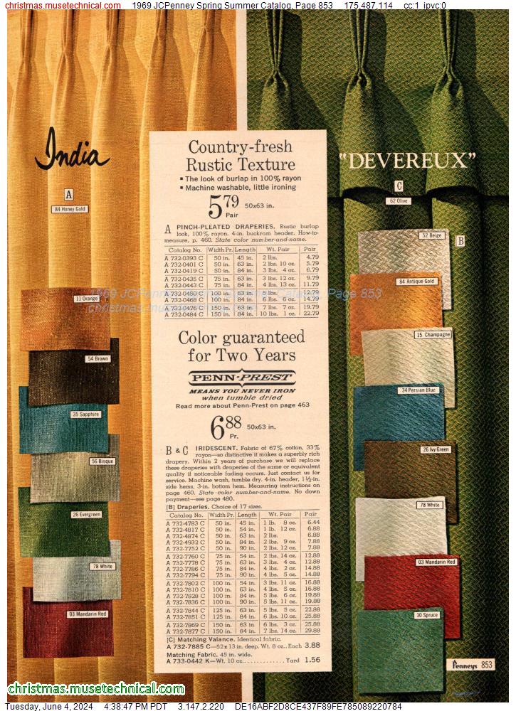 1969 JCPenney Spring Summer Catalog, Page 853