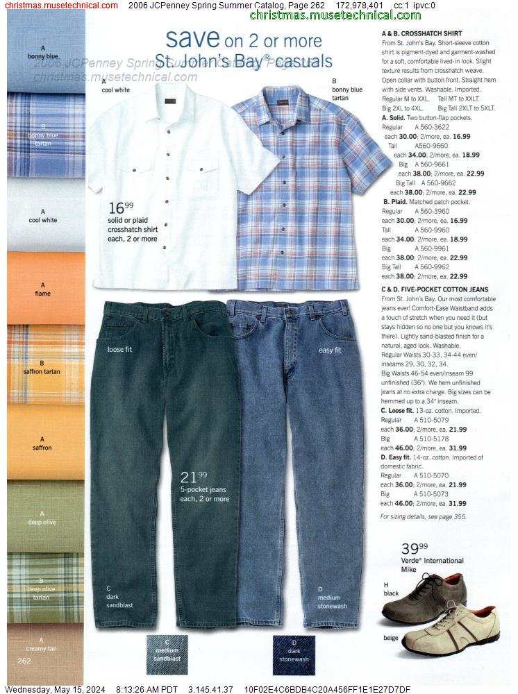 2006 JCPenney Spring Summer Catalog, Page 262