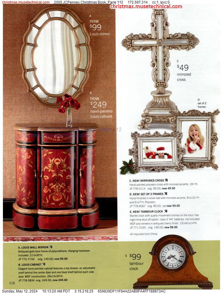 2005 JCPenney Christmas Book, Page 112