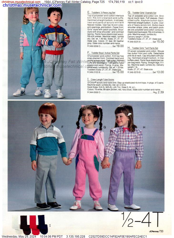 1984 JCPenney Fall Winter Catalog, Page 725