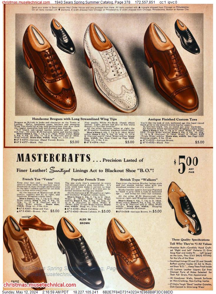 1940 Sears Spring Summer Catalog, Page 378