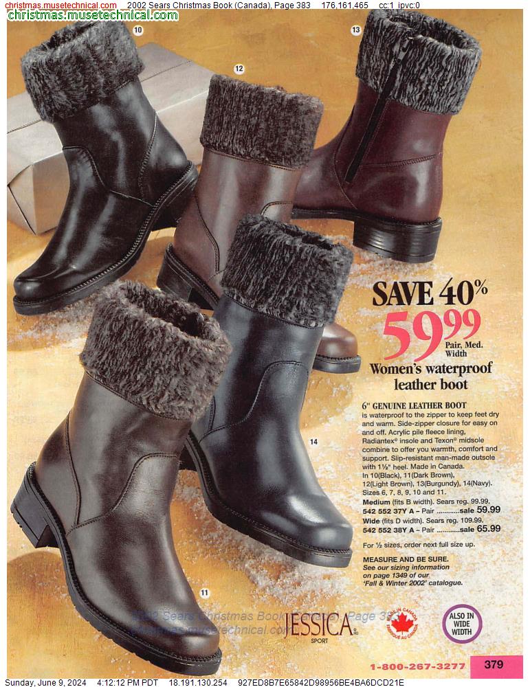 2002 Sears Christmas Book (Canada), Page 383