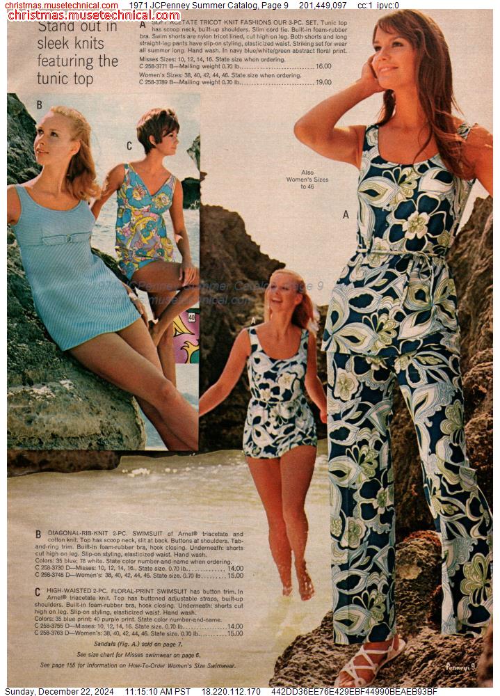 1971 JCPenney Summer Catalog, Page 9