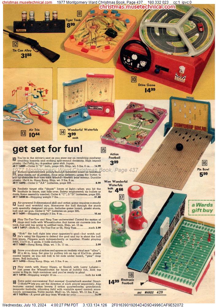 1977 Montgomery Ward Christmas Book, Page 437