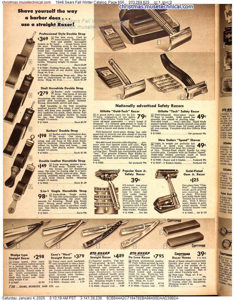 1946 Sears Fall Winter Catalog, Page 656