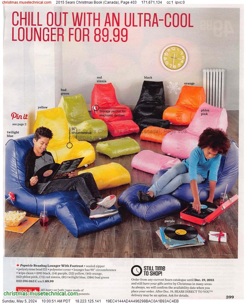 2015 Sears Christmas Book (Canada), Page 403