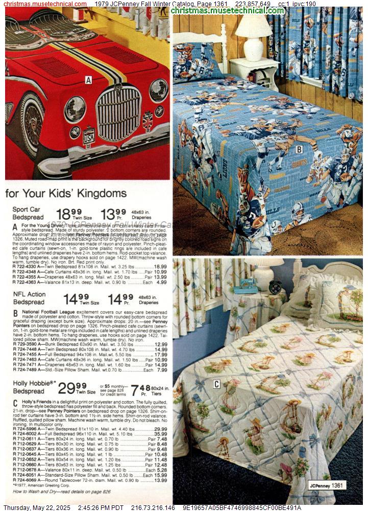1979 JCPenney Fall Winter Catalog, Page 1361
