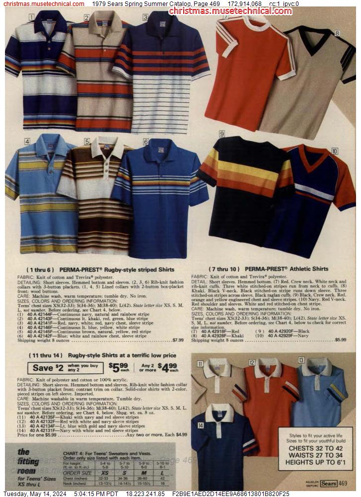 1979 Sears Spring Summer Catalog, Page 469