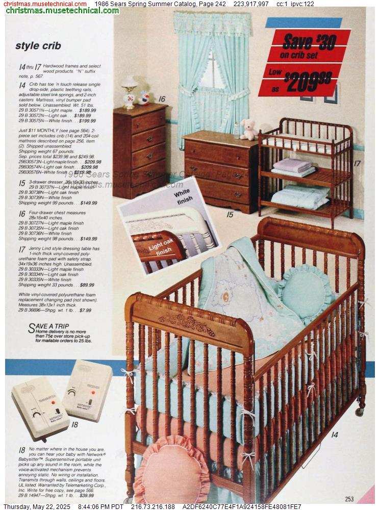 1986 Sears Spring Summer Catalog, Page 242