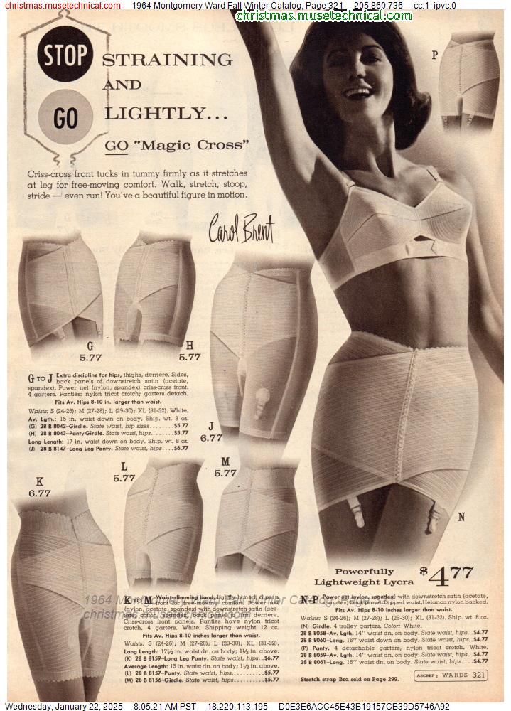 1964 Montgomery Ward Fall Winter Catalog, Page 321