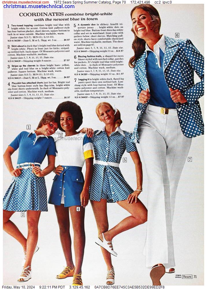 1972 Sears Spring Summer Catalog, Page 70