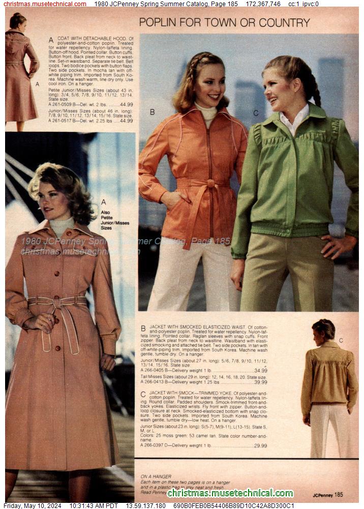 1980 JCPenney Spring Summer Catalog, Page 185