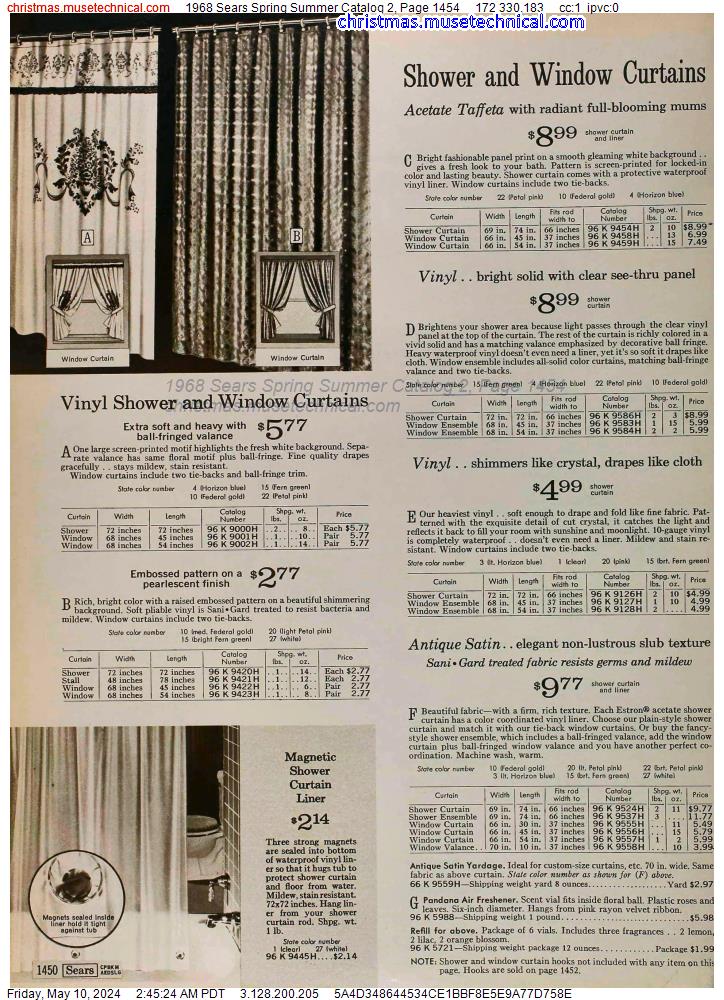 1968 Sears Spring Summer Catalog 2, Page 1454