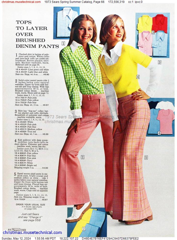 1973 Sears Spring Summer Catalog, Page 66