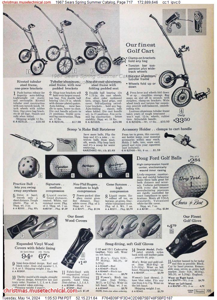 1967 Sears Spring Summer Catalog, Page 717