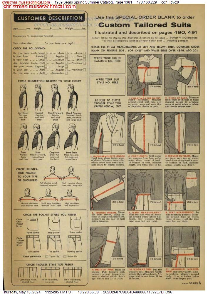 1959 Sears Spring Summer Catalog, Page 1381