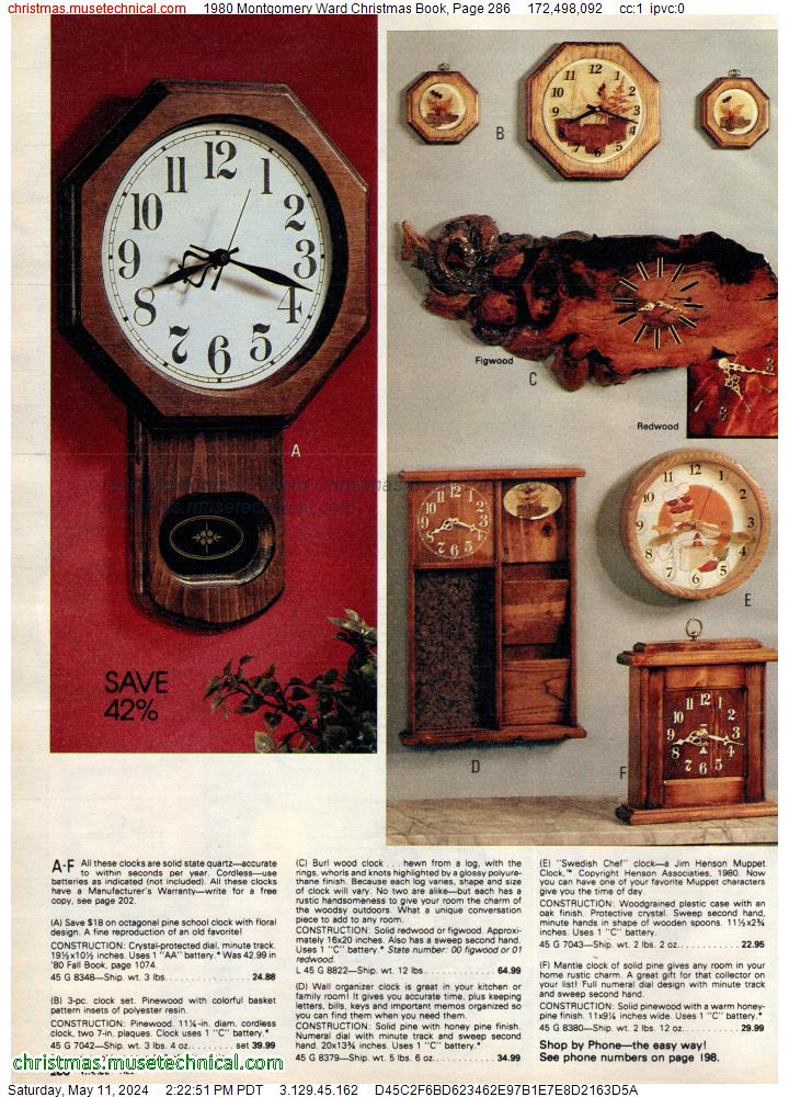 1980 Montgomery Ward Christmas Book, Page 286