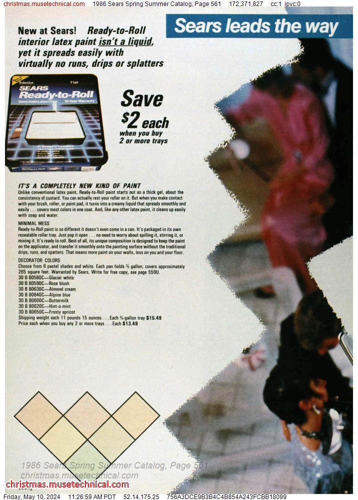 1986 Sears Spring Summer Catalog, Page 561