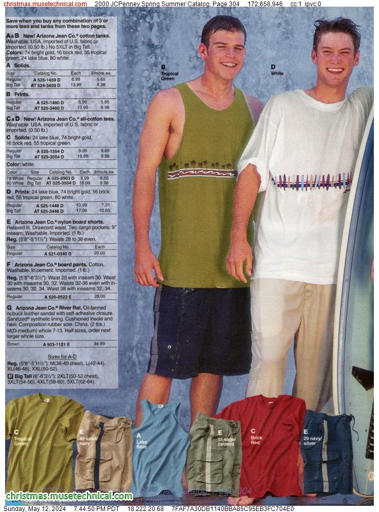 2000 JCPenney Spring Summer Catalog, Page 304