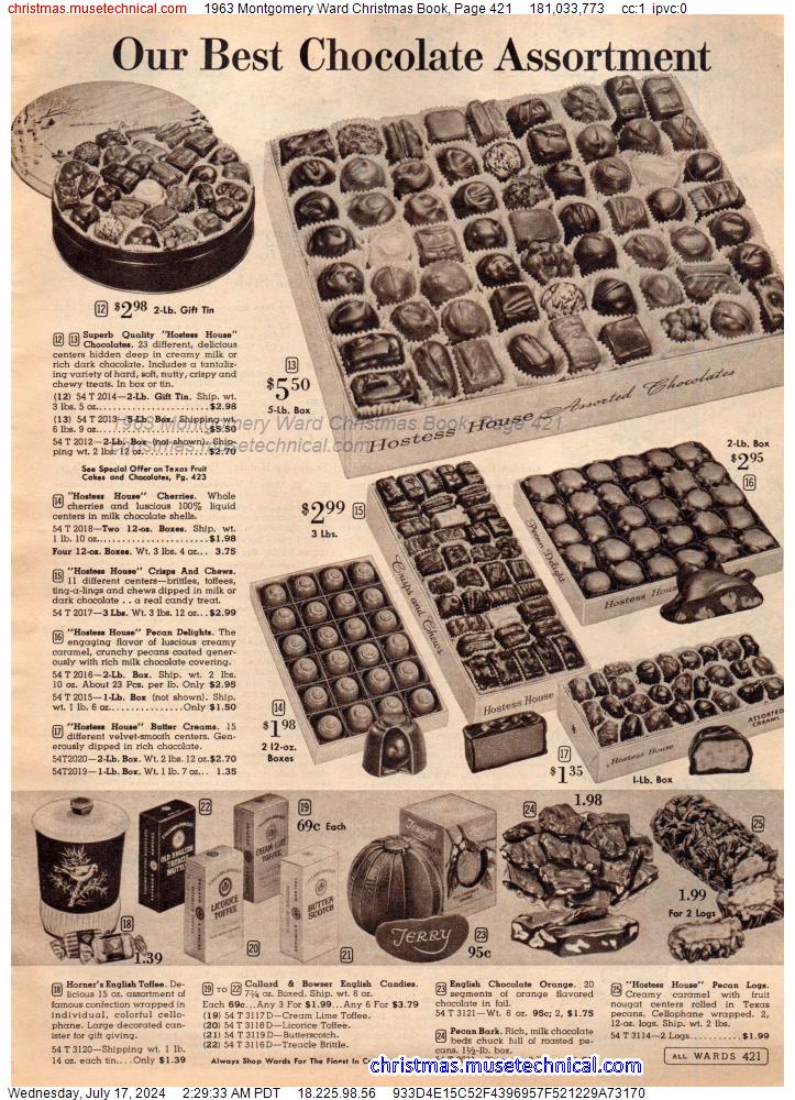1963 Montgomery Ward Christmas Book, Page 421