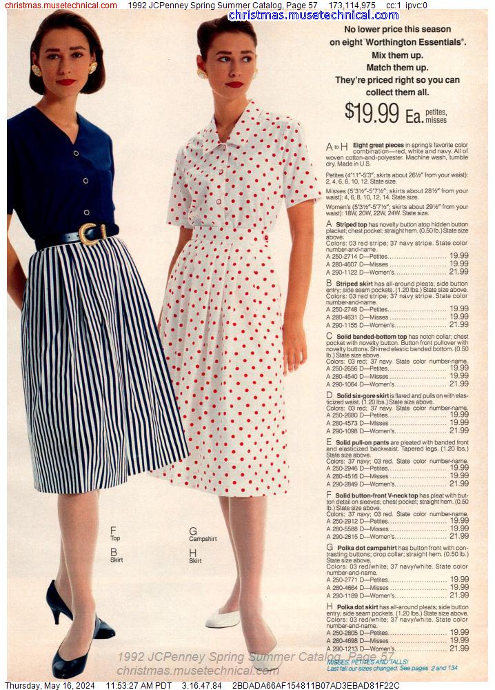 1992 JCPenney Spring Summer Catalog, Page 57