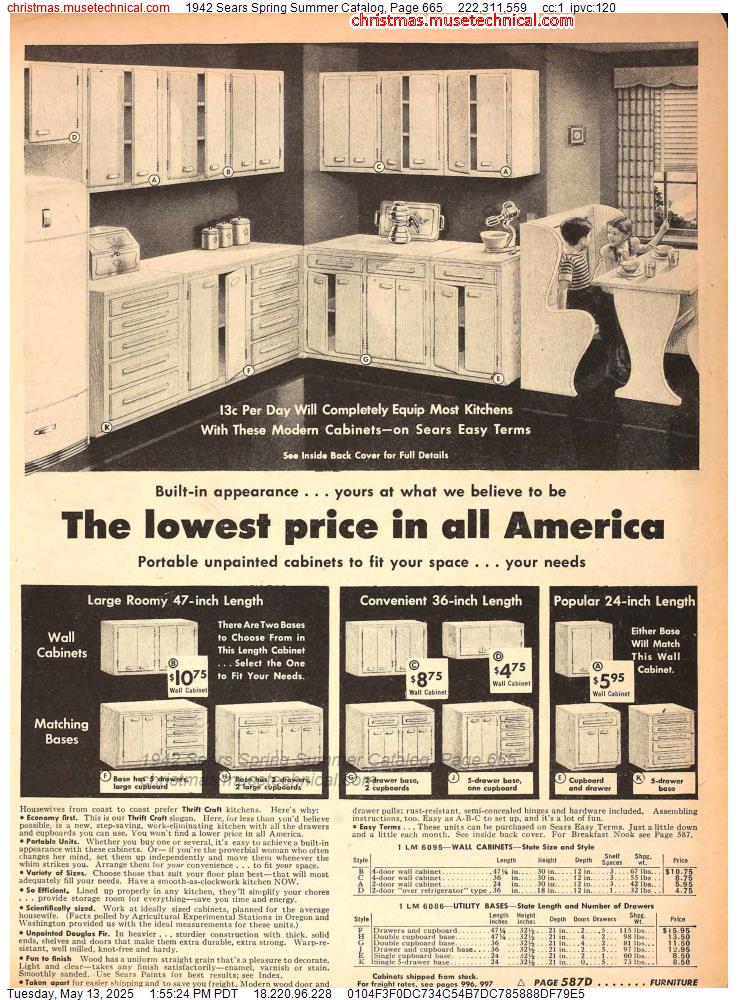 1942 Sears Spring Summer Catalog, Page 665