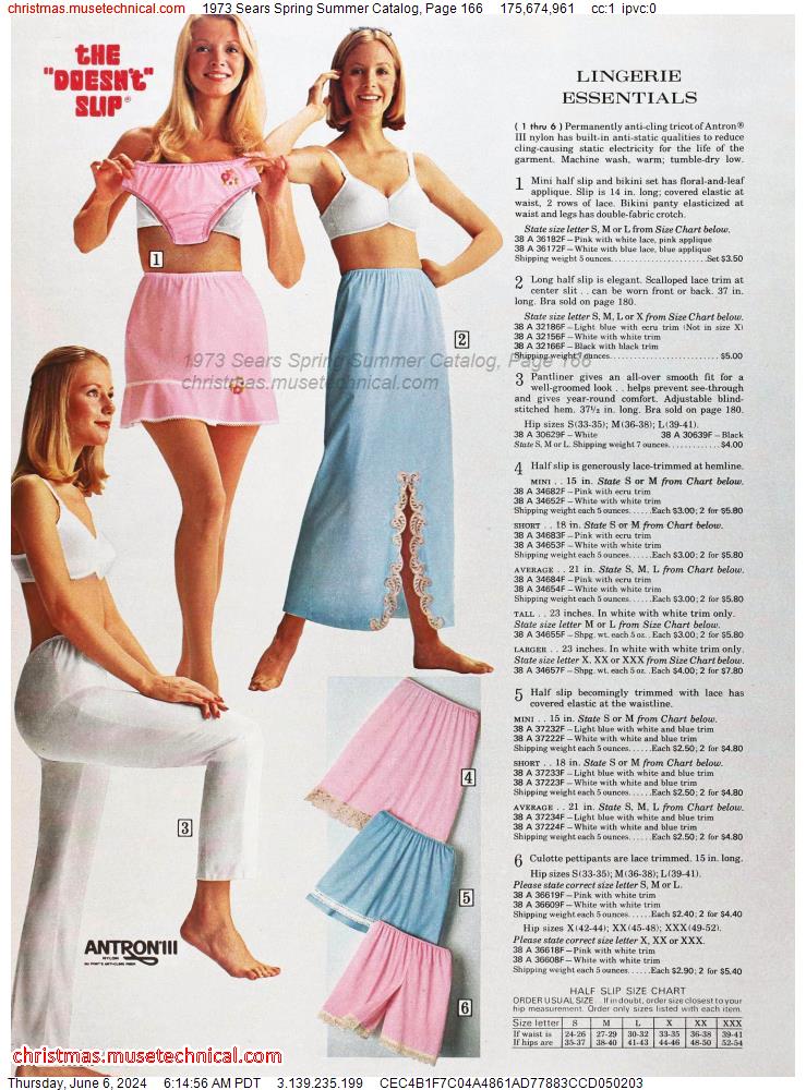 1973 Sears Spring Summer Catalog, Page 166 - Catalogs & Wishbooks