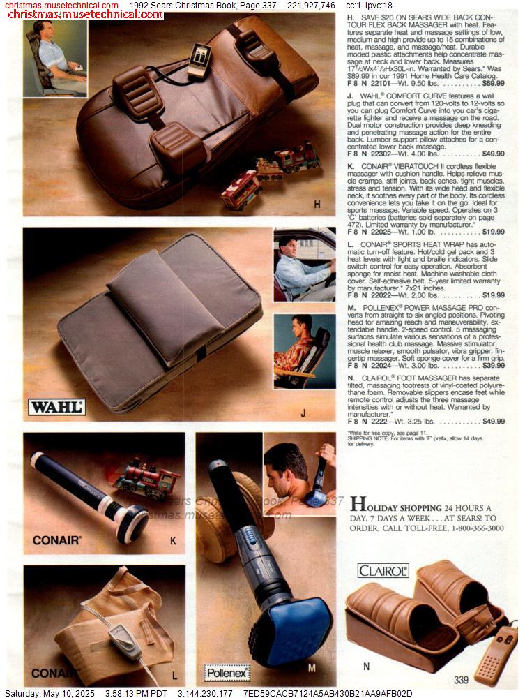 1992 Sears Christmas Book, Page 337