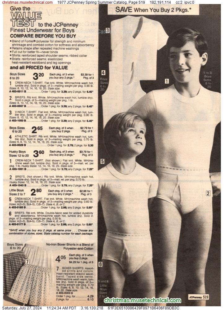 1977 JCPenney Spring Summer Catalog, Page 519