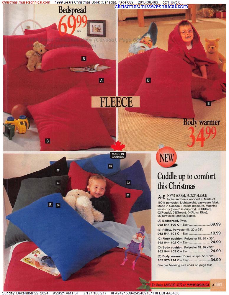 1999 Sears Christmas Book (Canada), Page 689