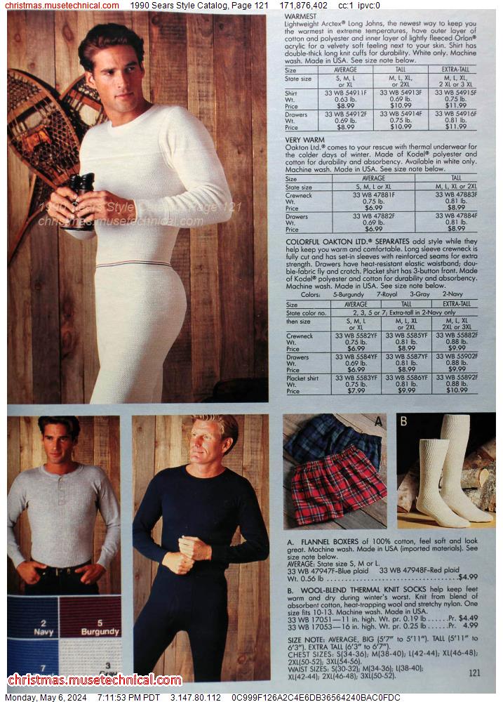 1990 Sears Style Catalog, Page 121