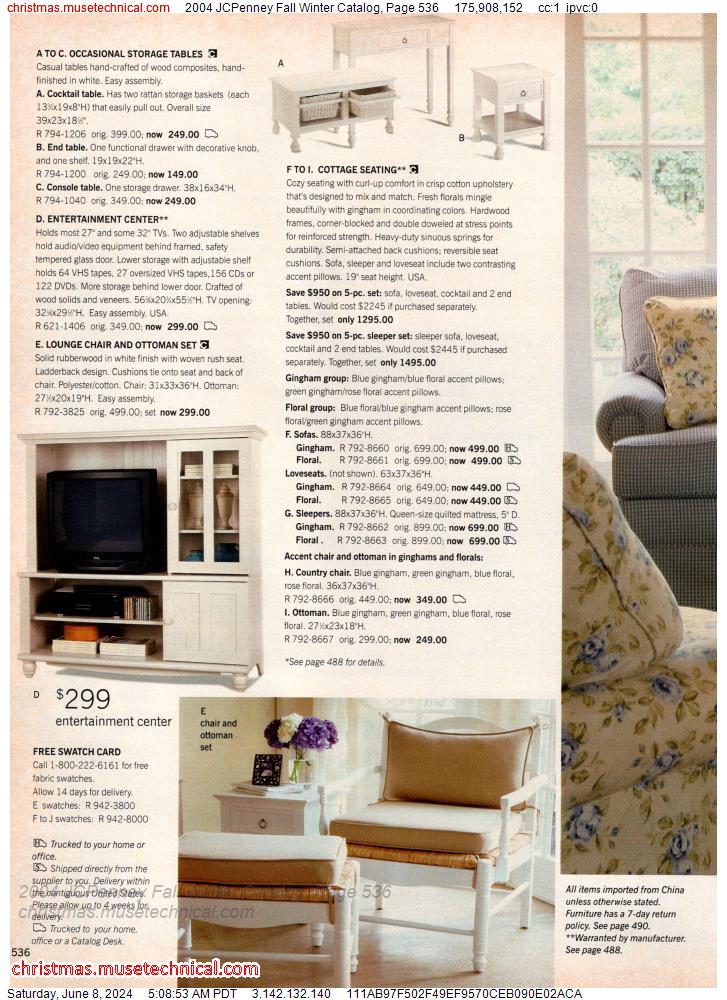 2004 JCPenney Fall Winter Catalog, Page 536