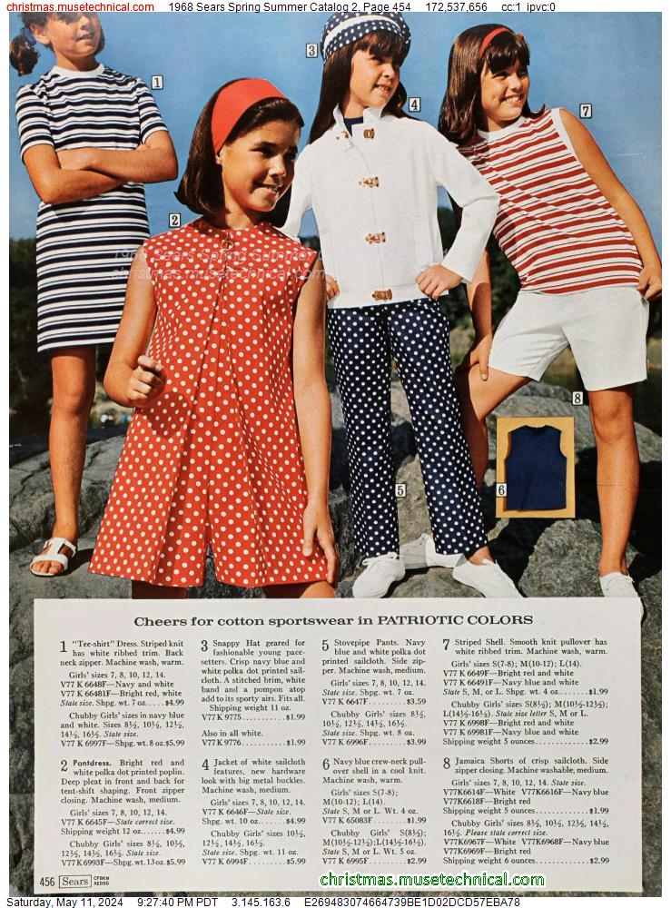1968 Sears Spring Summer Catalog 2, Page 454