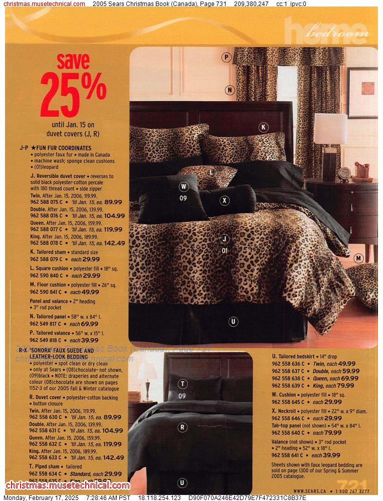 2005 Sears Christmas Book (Canada), Page 731