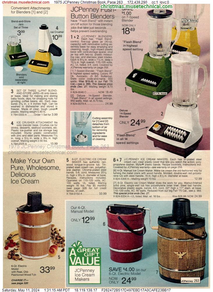 1975 JCPenney Christmas Book, Page 263