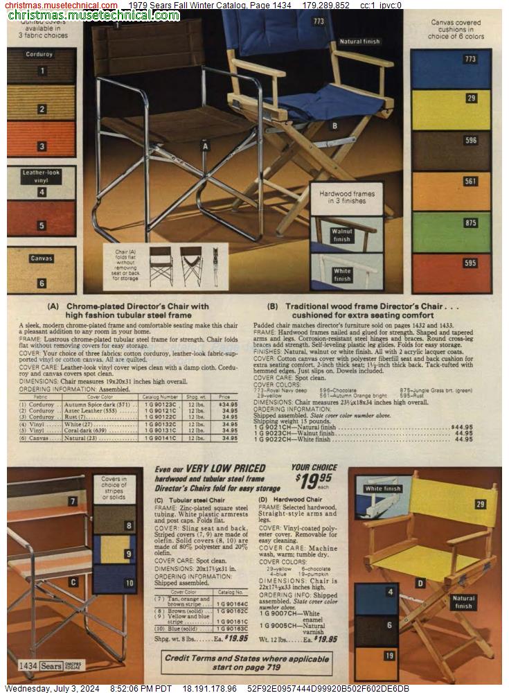 1979 Sears Fall Winter Catalog, Page 1434