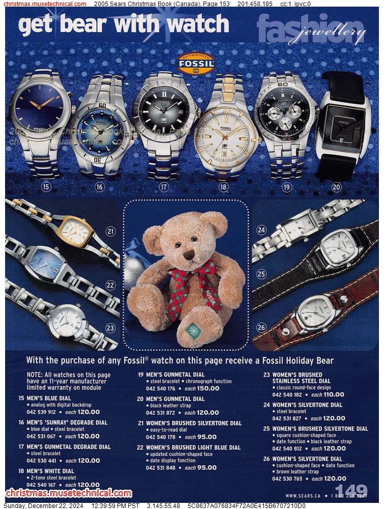 2005 Sears Christmas Book (Canada), Page 153