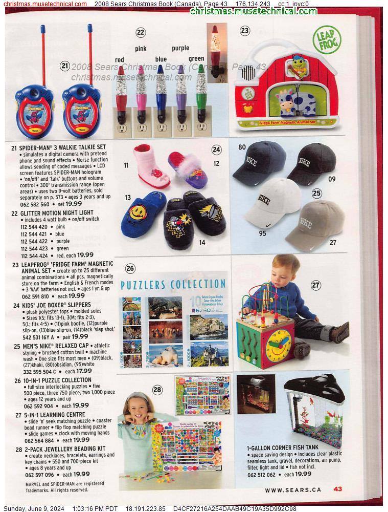 2008 Sears Christmas Book (Canada), Page 43