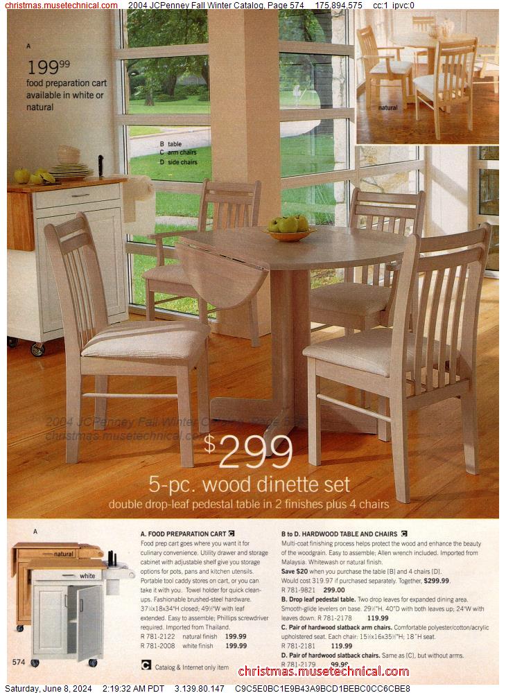 2004 JCPenney Fall Winter Catalog, Page 574