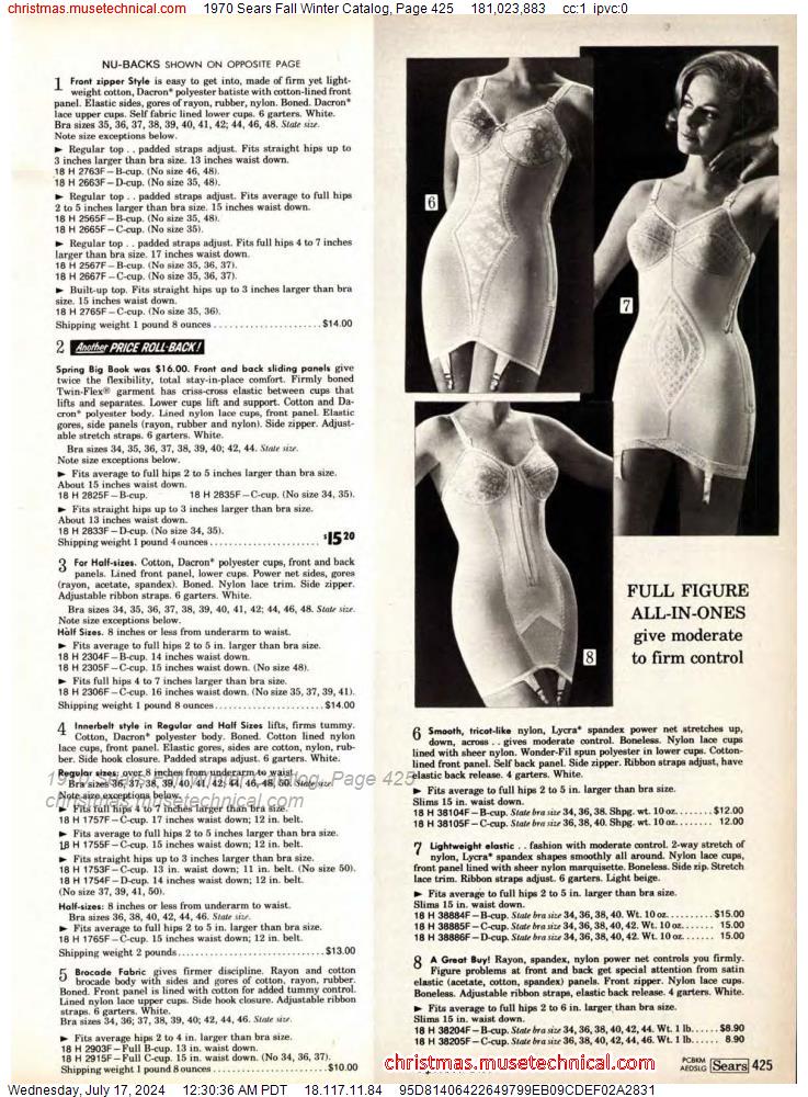 1970 Sears Fall Winter Catalog, Page 425