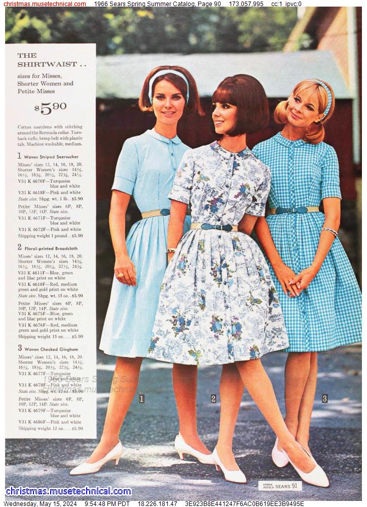 1966 Sears Spring Summer Catalog, Page 90