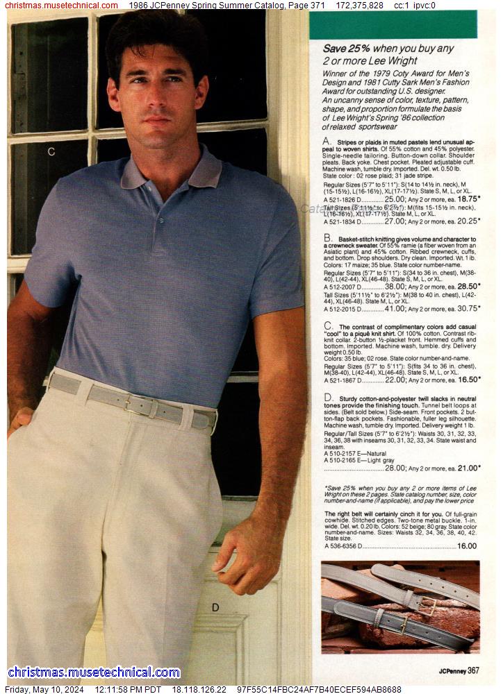1986 JCPenney Spring Summer Catalog, Page 371